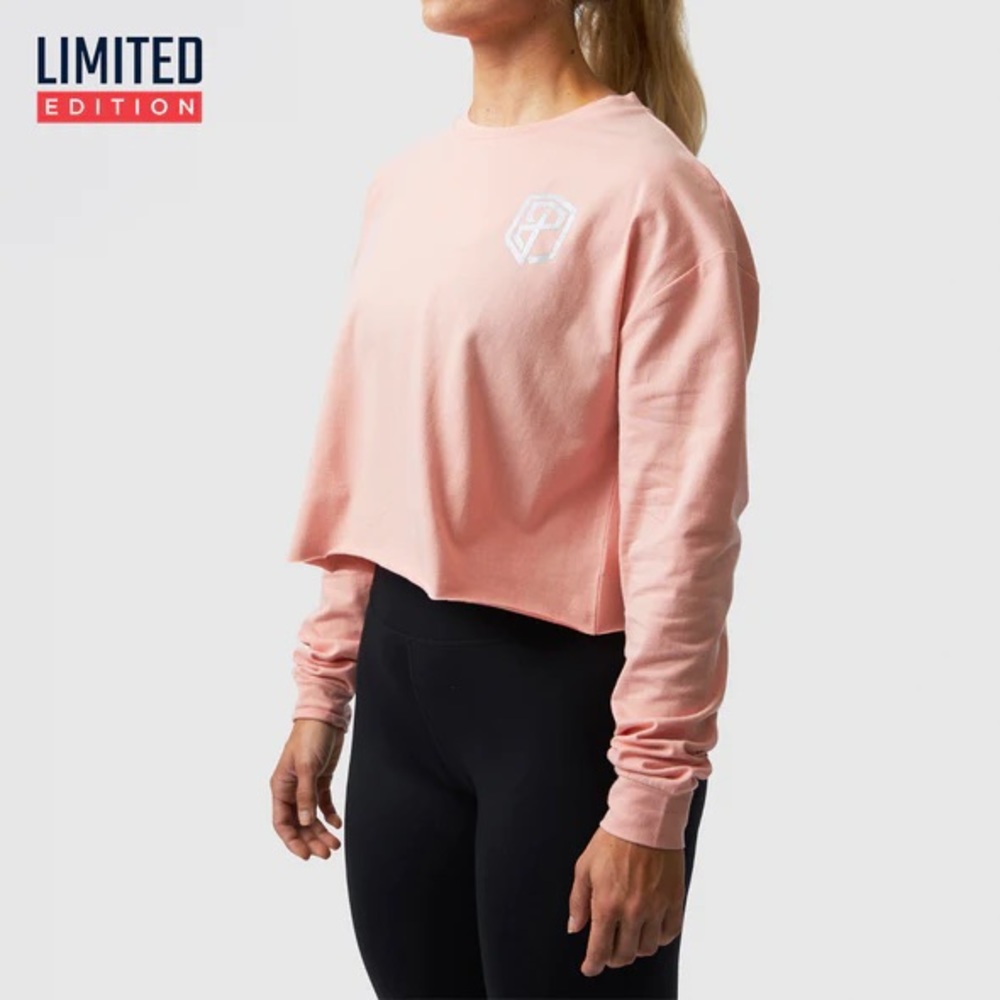 BP Training Crop Tee - Rose Blossom